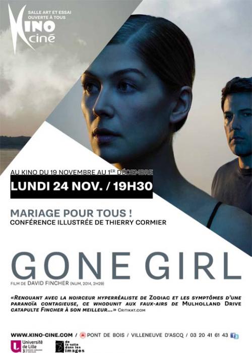 Gone Girl + Conférence illustrée « Mariage pour tous ! »